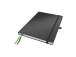 Konttorikirja A5 80a kuminauhalla musta