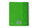 Kansi kierresidoksessa A5+ vuorattu OXFORD Touch -pahvikannet vihreät 70 arkkia