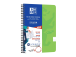 Kansi kierresidoksessa A5+ vuorattu OXFORD Touch -pahvikannet vihreät 70 arkkia
