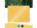 Lasilevy-magneettitaulu 800x600mm keltainen LEITZ Cozy
