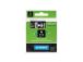 Kleepkirjalint/markeerimislint DYMO D1 45021 12mm x 7m valge/must