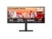 LCD-monitori LG 34 " 3440 x 1440 pikseliä Wide Quad HD Native kuvasuhde 21:9 LCD Curved 34BA75QE-B