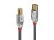 Kaapeli USB2 AB 3M kromi 36643 LINDY