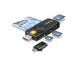 KORTINLUKIJA USB-C+USB2.0 4SLOT/SMARTCARD CRE-SMP2A AXAGON