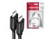 KAAPELI USB-C-USB-C 1M 60W/HQ MUSTA BUCM-CM10AB AXAGON