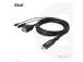 KAAPELI HDMI VGA 2M/M/M CAC-1712 CLUB3D