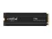 Kiintolevyasema SSD CRUCIAL T700 2TB M.2 PCIE NVMe TLC Kirjoitusnopeus 11800 Mt sekunnissa Lukunopeus 12400 Mt sekunnissa...