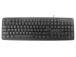 NÄPPÄIMISTÖ STANDART USB RUS/MUSTA KB-U-103-RU GEMBIRD GEMBIRD