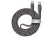 KAAPELI USB-C USB-C 1.2M/HARMAA PS6105 GR12 RIVACASE
