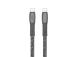 KAAPELI USB-C USB-C 1.2M/HARMAA PS6105 GR12 RIVACASE