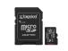 MUISTI MICRO SDXC 128GB UHS-I/W/ADAPTERI SDCS3/128GB KINGSTON