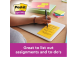 Muistiinpanopaperi 101x152mm POST-IT 6445 Super Sticky 4 väriä x 45 arkkia