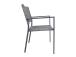 Tuoli CHEMNITZ harmaa, 54x58xH86cm, alumiini