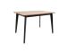 Ruokapöytä ROXBY 120x80xH76cm, tammi/musta