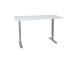 Säädettävä pöytä ERGO kahdella moottorilla 160x80xH60-125cm, harmahtavan valkoinen