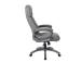 Työtuoli HOWARD, 66x75,5xH116-123,5cm, harmaa, keinonahka, muovi