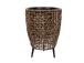 Kukkaruukku WICKER 38x38xH54cm, ruskea