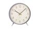 Pöytäkello TIMELINE H21.8cm, harmaa