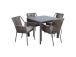 Puutarhakalustesarja CARVES pöytä ja 4 tuolia 21180