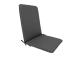 Tuolin selkänojallinen päällinen OHIO-2 43x90x2,5cm, tummanharmaa, 100% polyesteri