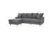 Kulmasohva JAMAICA 260x108/177xK97cm, harmaa