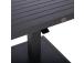 Pöytä TOMSON 85x85xH52-75cm, tummanharmaa