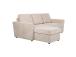Kulmasohva INGA 217x92/160xH92cm, beige samettipintainen, samettinen