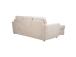 Kulmasohva INGA 217x92/160xH92cm, beige samettipintainen, samettinen
