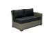 Modulaarinen sohva GENEVA 2-istuttava 132x81xH78cm, oikealla käsinojalla, harmaa