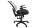 Tietokonetuoli/työtuoli SAGA, 65,5x64xH94,5-114cm, musta/harmaa, polyesterikangas, muovi