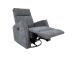 Nojatuoli EDDY manuaalinen lepotuoli, kääntyvä ja keinuva, harmaa