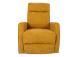 Nojatuoli EDDY kääntyvä ja kääntyvä käsinojallinen lepotuoli 76x96xH103cm, keltainen