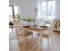 Ruokapöytä LILY 137/182x 106,5xK76cm, tammi
