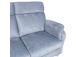 Sohva INGRID 2-istuttava 155x83xH105cm, harmaa-sininen