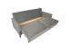 Sohvasänky ANNA pyykkilaatikolla 222x86xH98cm, beige sametti