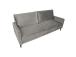 Sohvasänky ANNA pyykkilaatikolla 222x86xH98cm, beige sametti