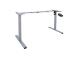Pöytäjalka ERGO OPTIMAL 1-moottorilla, hopeanharmaa