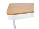 Säädettävä pöytä ERGO 1-moottori 120x60xK72-121cm, valkoinen/tammi
