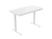 ERGO FIT 1-moottorinen työpöytä 122x62xH73,5-118cm, valkoinen