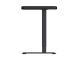 Työpöytä ERGO FIT 1-moottori 122x62xH73,5-118cm, musta