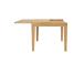 Ruokapöytä BOWEN 90+90x90xH76cm, tammi