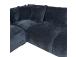 Kulmasohva ja makuualusta DIVI 276x276x102xH84cm, tumman sininen väri