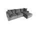 Kulmasohva DIVI PN 284x102/162xH83cm, harmaa