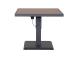 Pöytä PARKER 90x90xH52-75cm, harmaa