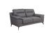 Sohva ENZO 2-istuttava 168x83xH92cm, tummanharmaa