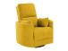 Nojatuoli STINA keinuva ja kääntyvä manuaalinen lepotuoli 83x88xH100cm, keltainen