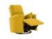 Nojatuoli STINA keinuva ja kääntyvä manuaalinen lepotuoli 83x88xH100cm, keltainen