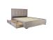 Sänky DUKE 160x200cm, ilman patjaa, beige˛