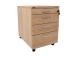 Laatikkolaatikko ERGO 60x43xH60cm, hikkoripuu, melamiinilevy