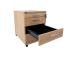 Laatikkolaatikko ERGO 60x43xH60cm, hikkoripuu, melamiinilevy